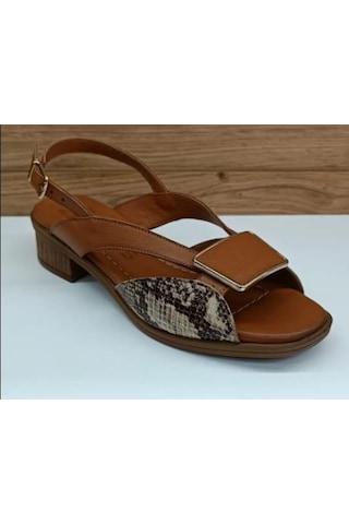 Venüs 24026020 Kadın Deri Sandalet Taba