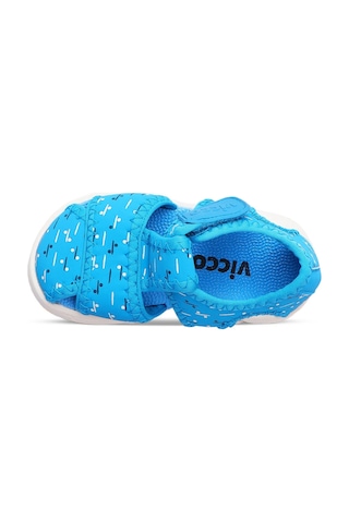 Vicco Bumba Iıı İlk Adım Bebe Cırtlı Kız Bebek Sandalet 332.24y.306 Mavi