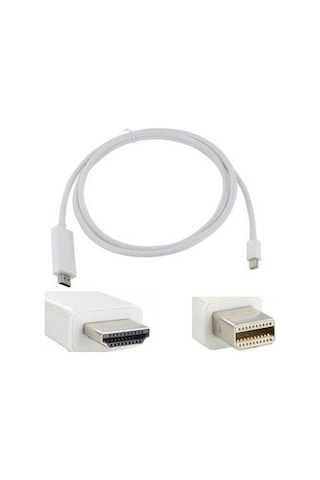 3 Metre Mini Displayport Hdmi Çevirici Thunderbolt to HDMI Kablo