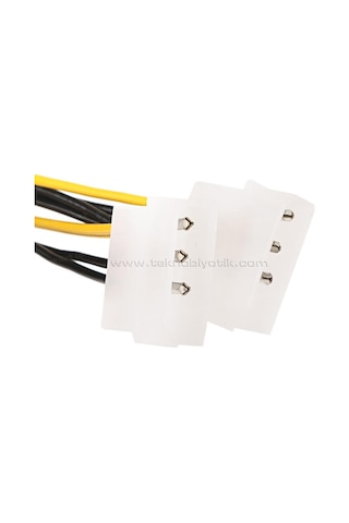 Dark 2 X 4 Pin Molex - 6+2 Pin Pci-E Dönüştürücü Kablo Dk-Cb-P10