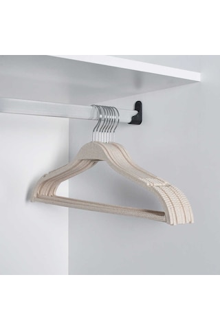 Adoremobilya Handymate Döner Kancalı Elbise Askısı-Naturel