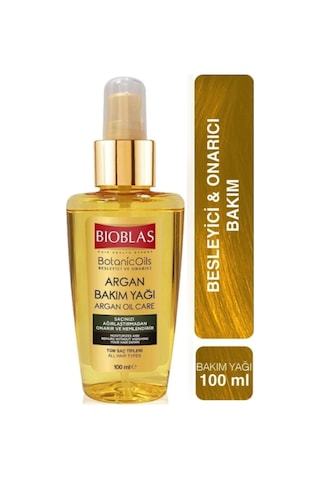 Bioblas Besleyici ve Onarıcı Argan Saç Bakım Yağı 100 ML