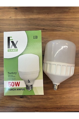 Fx 50w Torch Led Ampul Süper Parlak Beyaz Işık 6500k Geniş Alan Aydınlatma