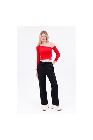 Kadın Fitilli Pantolon-145 Siyah