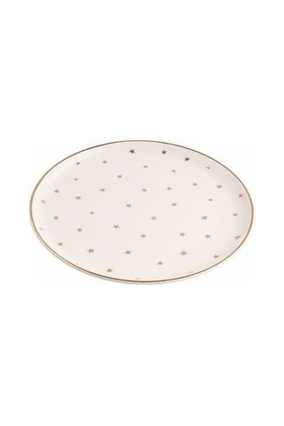 Porland Forest 4 Lü Düz Tabak 20 Cm Beyaz