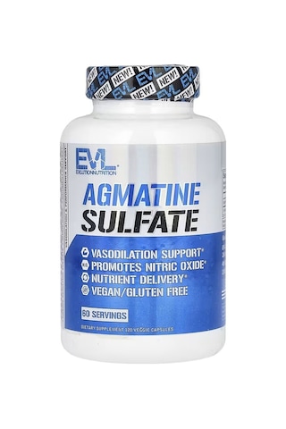 Evlution Agmatine Sulfate Nitric Oxide Muscle Gh Rec...