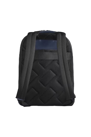 Montblanc Extreme Deri Büyük Boy 3 Bölmeli Sırt Çantası 221134 Lacivert