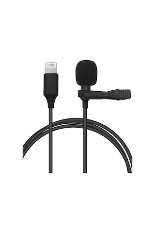 Lightning 2 Metre Double Mikrofon - Siyah