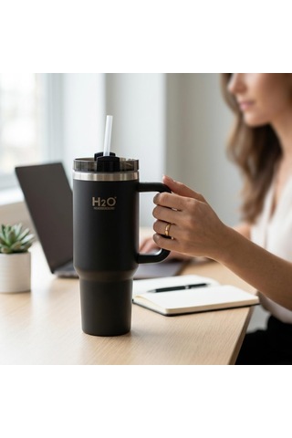 Lexroo 1200 Ml Kapasiteli Paslanmaz Çelik Termos Kupa Çok Renkli