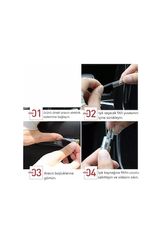 Araç Içi Atmosfer Ambiyans Led Neon 5 Girişli