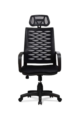 Ev Ve Ofis Çalışma Sandalyesi Bilgisayar Ve Yönetici Koltuğu Atlas Model Siyah