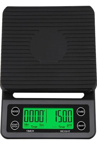Techmaster 5 KG Zaman Ayarlı Hassas Terazi