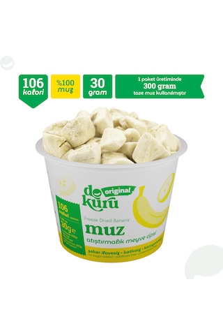 Dokuru Muz Kuru Meyve Cipsi 30 G
