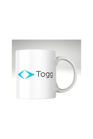 Applucky Togg Baskı Kupa Bardak Beyaz