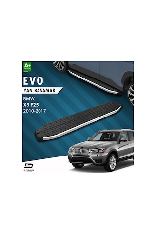 S-dizayn Bmw X3 F25 Evo Krom Yan Basamak 193 Cm 2010-2017