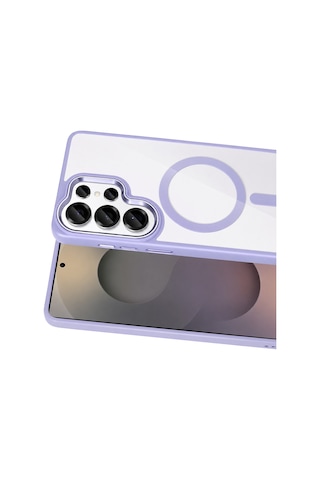 Joko - 554 - Samsung Galaxy Uyumlu S26 Ultra Terea Magsafe Kapak - Glblseme - - Mor