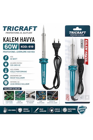 Kalem Havya Seti Lehim Pastası+lehim Teli+havya 60 W Kod :619