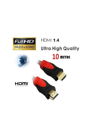Speeduf 4241 Örgülü Hdmi Kablosu 10 Metre Lcd Laptop Tv Görüntü Kablo Ps3 Ps4 Xboxu
