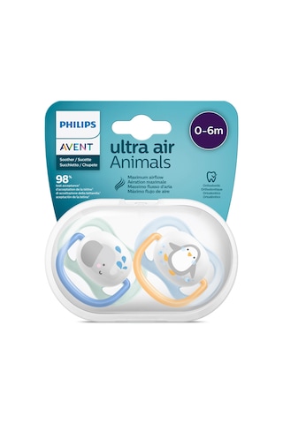 Philips Avent Ultra Air 2'li Emzik 0 - 6 Ay Mavi