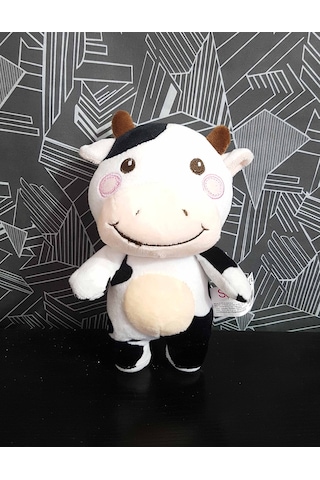 Peluş 20 Cm Minik Oyuncak İnek Sevimli Hediye