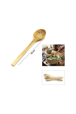 Taraklı Trk-414 Kevgir Kaşık 32cm Ahşap - 10'li Paket Diğer