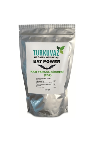 500 Gr. Turkuvaz Organik Toz Yarasa Gübresi (Yüksek Fosfor)