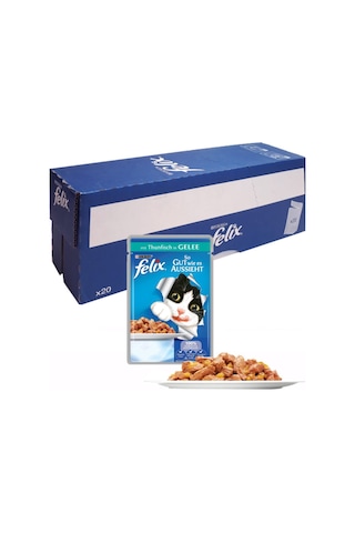 Ton Balıklı Yetişkin Kedi Pouch 85gr 20li