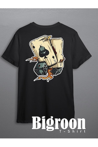 Poker Blackjack 21 İskambil Kağıdı Tişört Unisex T-shirt 001