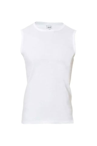 Anıt Erkek Ribana Sıfır Yaka Kolsuz Fanila Atlet 1108 - 6 Adet 001