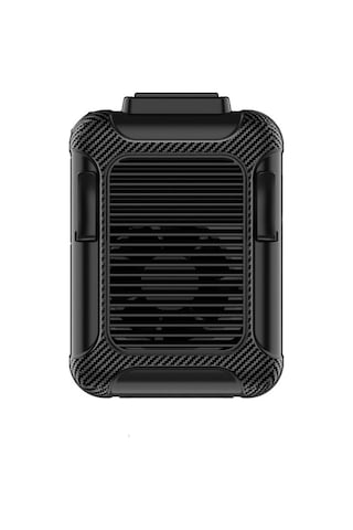 Açık Hava Bel Askılı Vantilatör Yaz Taşınabilir Klipsli Vantilatör 6000mah Pil Boyun Askılı Vantilatör Siyah