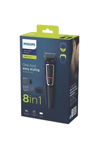 Philips Mg3730 Erkek Bakım Seti 8'i 1 Arada Saç & Sakal Şekillendirici 60 DK