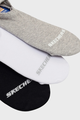 Skechers Pamuklu Logolu 3 Pack Çorap Unisex Çorap S2520314-3474 Beyaz