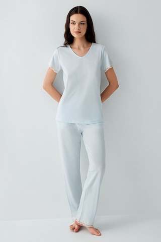 Pierre Cardin Kadın Mavi Pijama Takımı Mavi