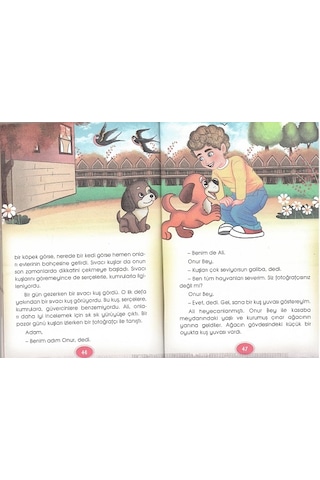 4.sınıf Okumayı Sevdiren Renkli Resimli Hikayeler 2 - 10 Kitap