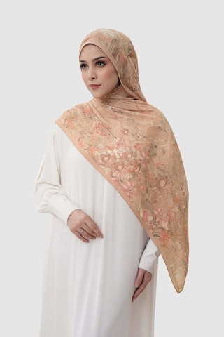 Buttonscarves Dubai Piliseli Şal - Milkshake Çok Renkli