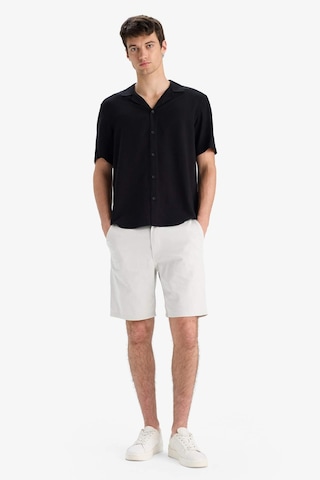 Defacto %100 Pamuk Regular Fit Bermuda Şort E1231ax25smgr492 Gri