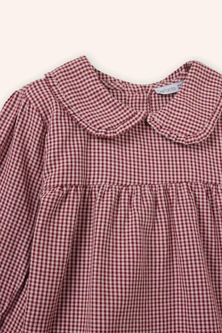 Defacto %100 Pamuk Pötikareli Poplin Gömlek Kız Bebek G8135a526spbr229 Bordo-br229