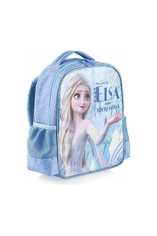 Frocx Frozen Anaokulu Kız Sırt Çantası Mavi 41155