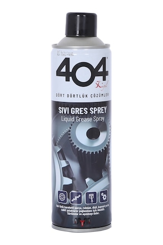 404 Sıvı Gres Yağı Spreyi Zincir Yağlama 400 ML