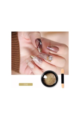 Ellea Nail Krom Toz Gold 1 Adet
