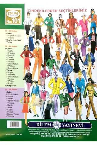 Güler Erkan Provasız Ceket Yelek Giyim Kalıpları