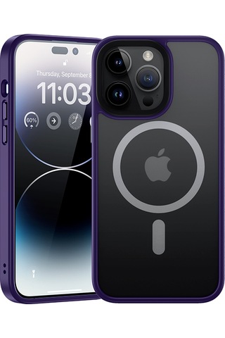 Benks Apple Uyumlu iPhone 14 Pro Max Kılıf Magsafe Şarj Özellikli Benks Mist Hybrid Kapak BENKS-TA84210