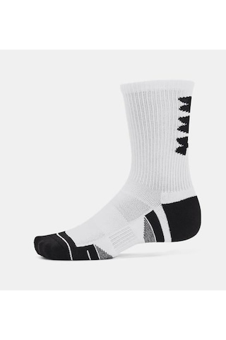 Under Armour Performance Tech Nov 3pk Crew Mid Çorap-31778 Beyaz