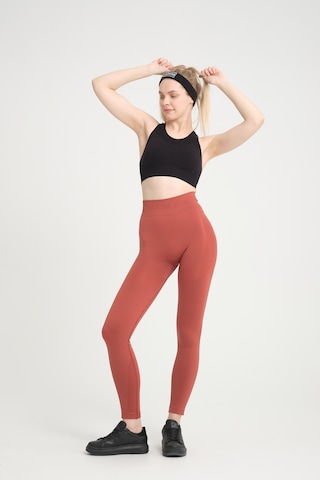 GymhamsKiremit Kalçası Büzgülü Kalça Şekillendirici Push Up Yüksek Bel Toparlayıcı Spor Tayt