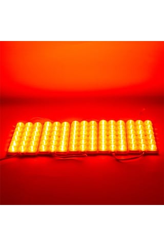 12 Volt Kırmızı Modül Led 6 Watt 10 Adet 10410