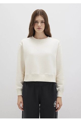 Mavi Bisiklet Yaka Ekru Kadın Sweatshirt M1s10387-70049 Ekru