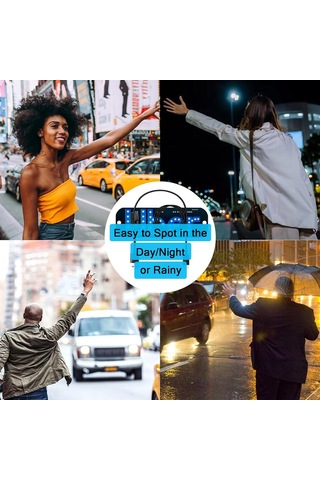 Geeksen Taksi/uber Araba Tetik Led Çatı Işıkları 5-12v Usb Bağlantılı Açma/kapatma Düğmeli Mavi