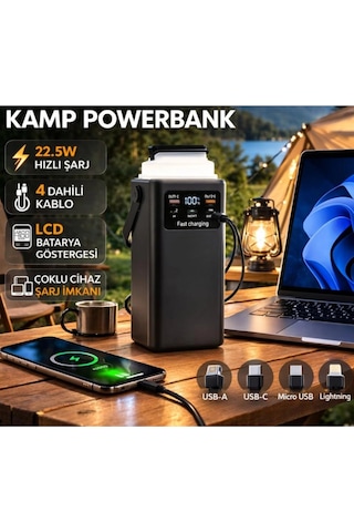 Acl Pw-113 50.000 Mah Dijital Göstergeli Powerbank 22.5w Hızlı Şarj Destekli Batarya Çok Renkli