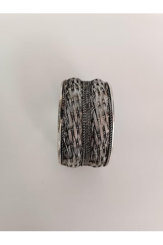 Eskitme Görünümlü Metal Kadın Bilezik 001 Çok Renkli