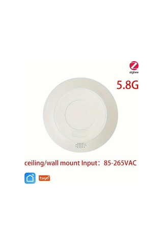 Motion003 Zigbee 5.8g Dairesel Zigbee3.0 Wifi 24g Mmwave Radar Insan Varligi Hareket Sensoru Isik Anahtari 110 220v